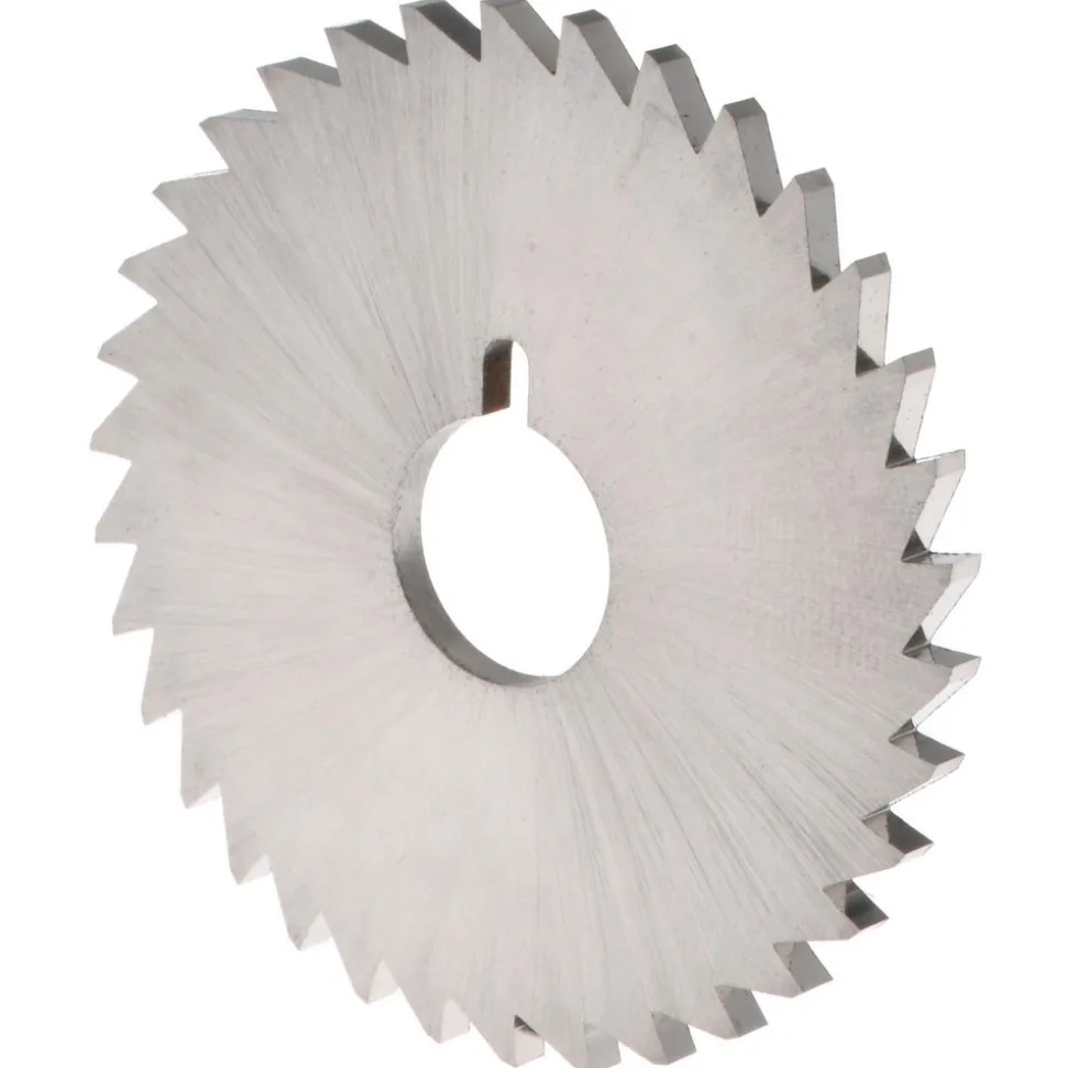 Slitting & Slotting Saw: 2" Dia, 3/32" Thick, 1/2" Arbor Hole, 34 Teeth, High Speed Steel