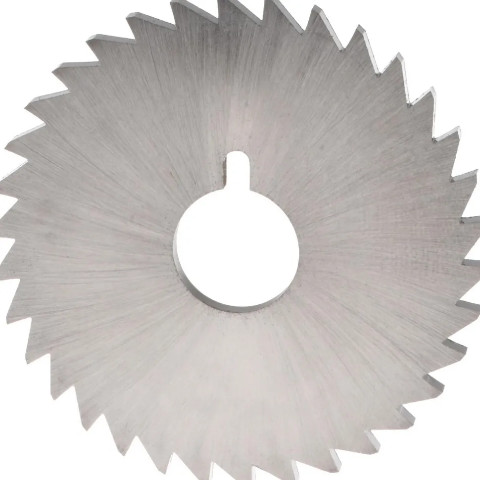 Slitting & Slotting Saw: 2" Dia, 3/32" Thick, 1/2" Arbor Hole, 34 Teeth, High Speed Steel