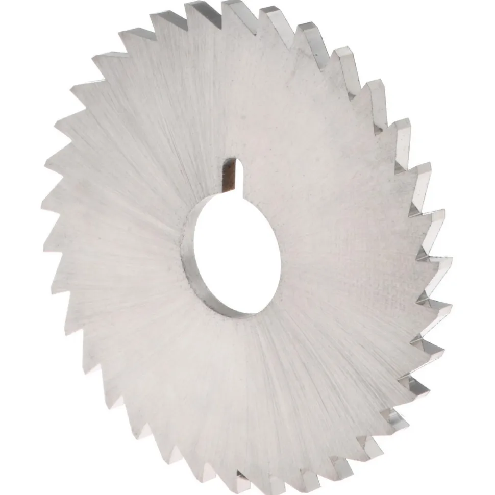 Slitting & Slotting Saw: 2" Dia, 3/32" Thick, 1/2" Arbor Hole, 34 Teeth, High Speed Steel