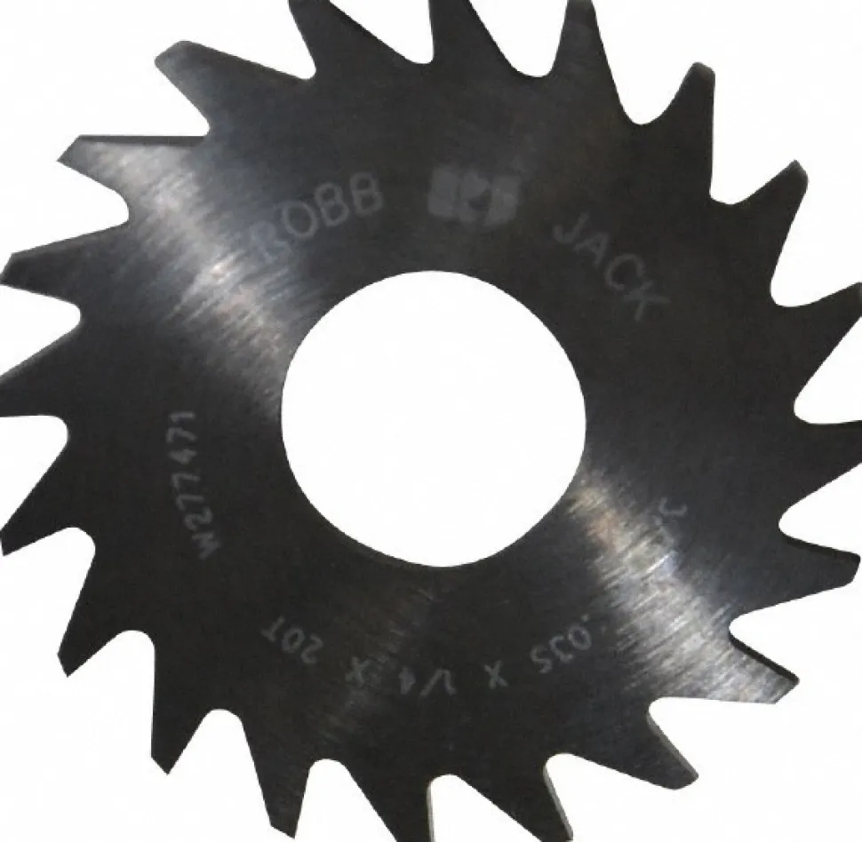 Slitting & Slotting Saw: 3/4" Dia, 0.0350" Thick, 1/4" Arbor Hole, 20 Teeth, Solid Carbide