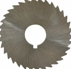 Slitting & Slotting Saw: 1-3/4" Dia, 1/32" Thick, 1/2" Arbor Hole, 34 Teeth, High Speed Steel