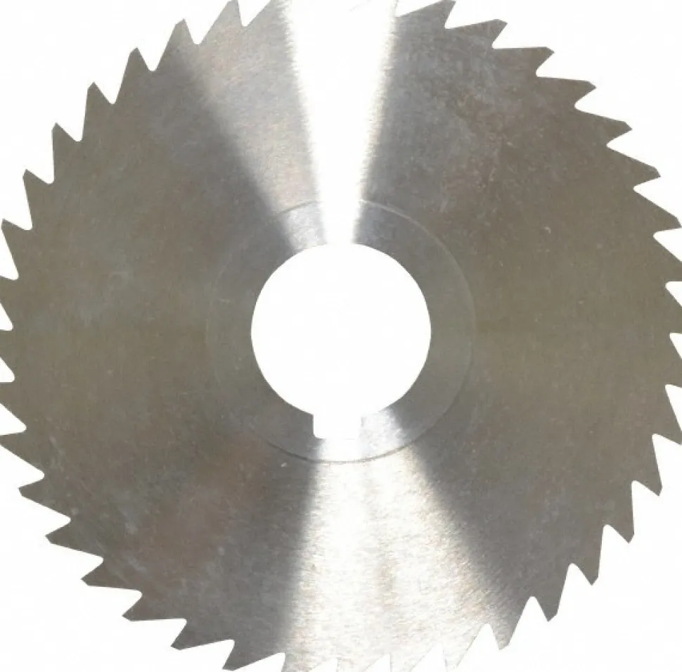 Slitting & Slotting Saw: 4" Dia, 1/32" Thick, 1" Arbor Hole, 40 Teeth, High Speed Steel