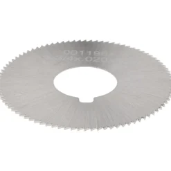 Slitting & Slotting Saw: 1-3/4" Dia, 0.0200" Thick, 5/8" Arbor Hole, 90 Teeth, High Speed Steel