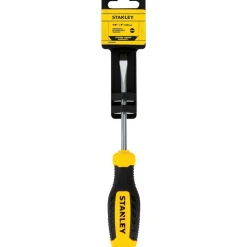 Slotted Screwdriver: 1/4" Width, 8" OAL, 4" Blade Length