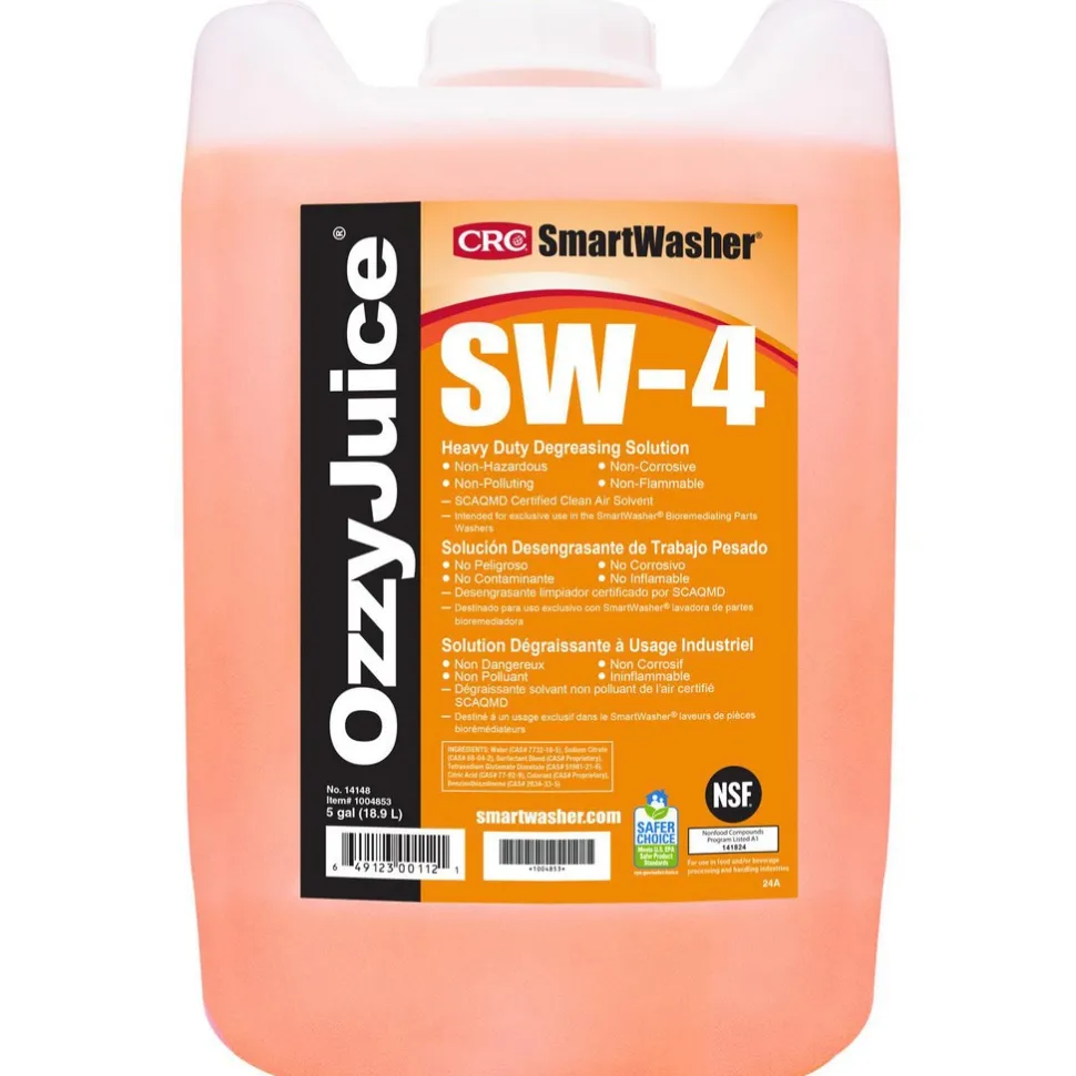 SmartWasher ozzyJuice SW-4 HD Degreasing Solution, 5 Gal