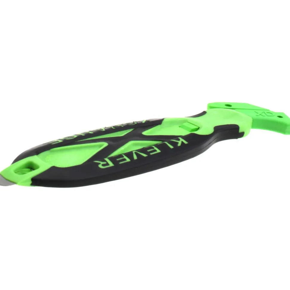 Snap-off Utility Knife: 2.625" Blade, 7" Handle, Concealed Blade