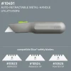 Snap-off Utility Knife: 170.00 mm Handle, Retractable Blade