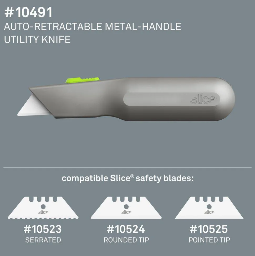 Snap-off Utility Knife: 170.00 mm Handle, Retractable Blade