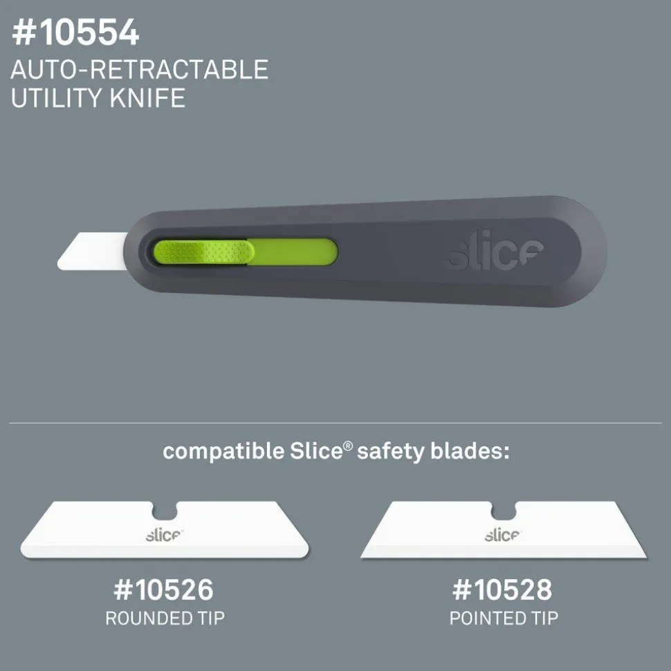 Snap-off Utility Knife: 153.83 mm Handle, Retractable Blade