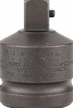 Socket Adapter: Impact Drive, 1/2", 3/4"