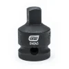 Socket Adapter: Impact Drive, 3/8" Square Male, 1/2" Square Female