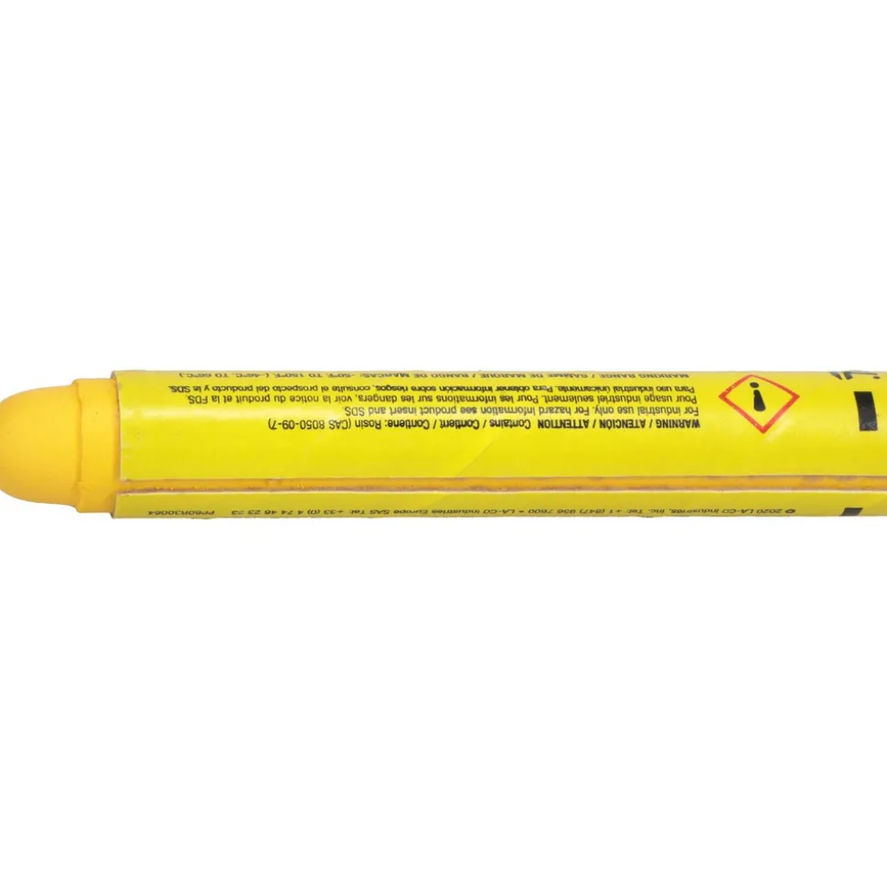 Solid Paint Marker: Yellow, Oil Base, Round Tip