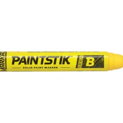 Solid Paint Marker: Yellow, Oil Base, Round Tip
