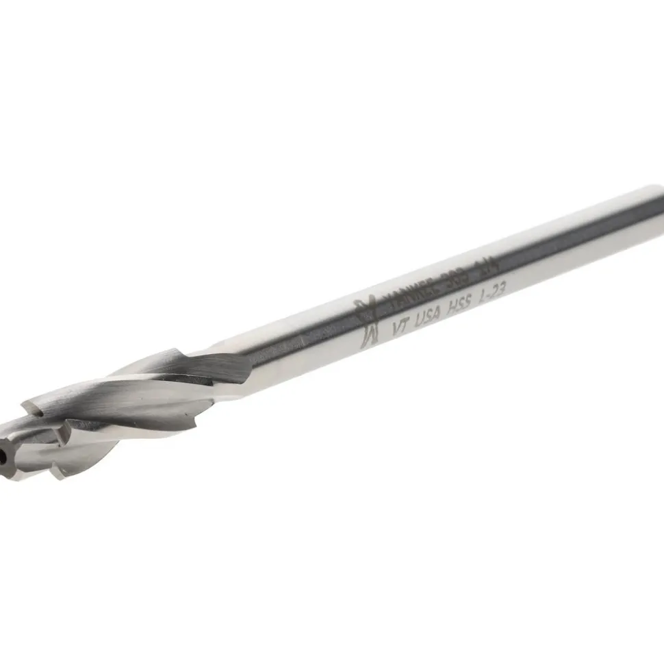 Solid Pilot Counterbore: 0.414" Dia, 0.281" Pilot, 4 Flutes