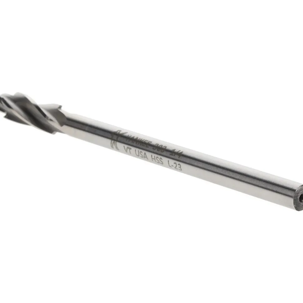 Solid Pilot Counterbore: 0.414" Dia, 0.281" Pilot, 4 Flutes
