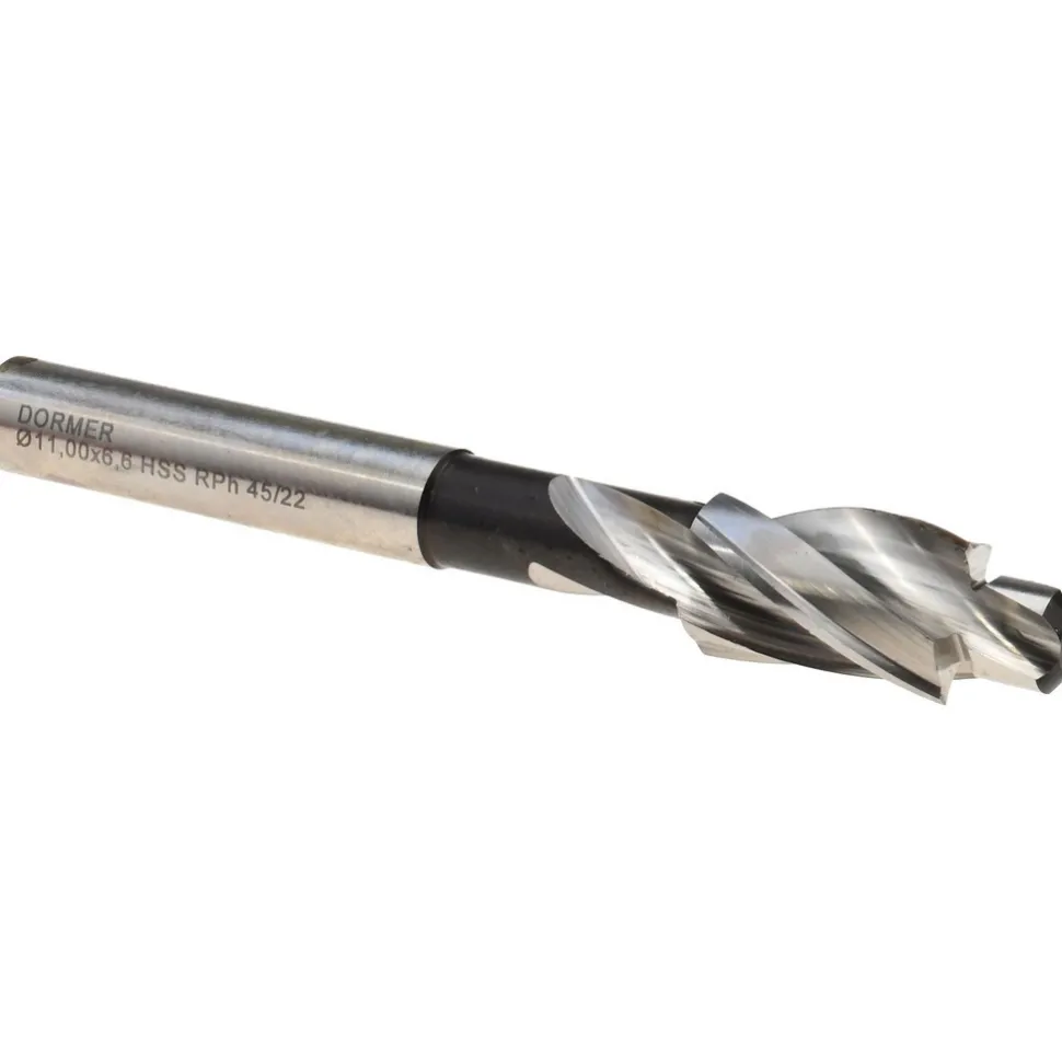 Solid Pilot Counterbore: 0.4334" Dia, 0.26" Pilot, 3 Flutes