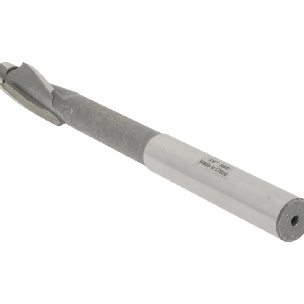 Solid Pilot Counterbore: 19/32" Dia, 13/32" Pilot, 3 Flutes