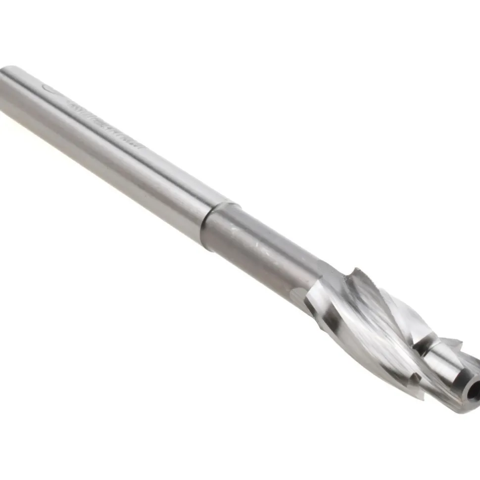 Solid Pilot Counterbore: 0.414" Dia, 0.281" Pilot, 3 Flutes