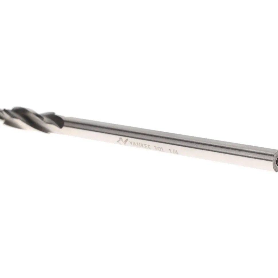 Solid Pilot Counterbore: 0.38" Dia, 1/4" Pilot, 4 Flutes