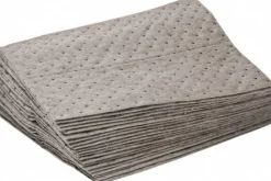 Sorbent Pads: For Universal Use, 15.0000" Wide, 19" Long, 44 gal, Gray