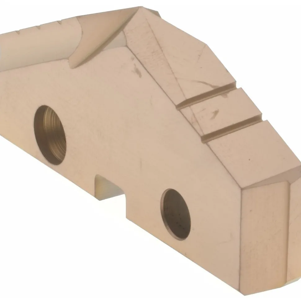 Spade Drill Insert: 2" Dia, Seat Size 4, Cobalt, 132 deg Point