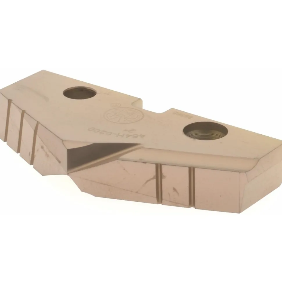 Spade Drill Insert: 2" Dia, Seat Size 4, Cobalt, 132 deg Point