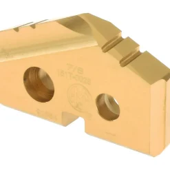 Spade Drill Insert: 7/8" Dia, Seat Size 1, Cobalt, 132 deg Point