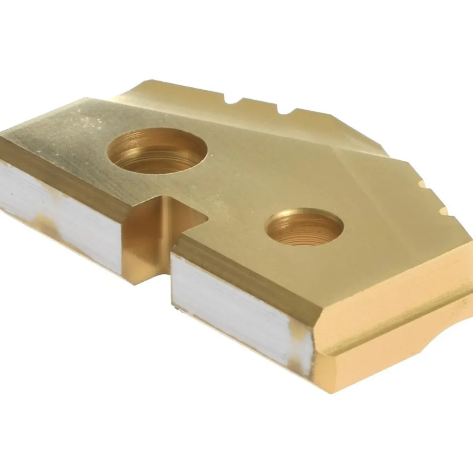 Spade Drill Insert: 7/8" Dia, Seat Size 1, Cobalt, 132 deg Point