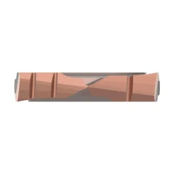 Spade Drill Insert: 7/8" Dia, Seat Size 1, Cobalt, 132 deg Point