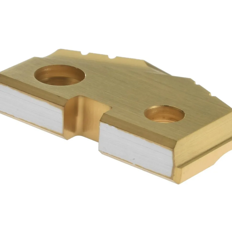 Spade Drill Insert: 1" Dia, Seat Size 2, Cobalt, 132 deg Point