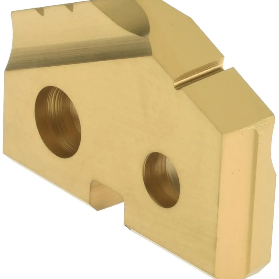 Spade Drill Insert: 13/16" Dia, Seat Size 1, Cobalt, 132 deg Point