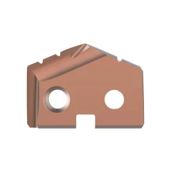 Spade Drill Insert: 3/4" Dia, Seat Size 1, Cobalt, 132 deg Point