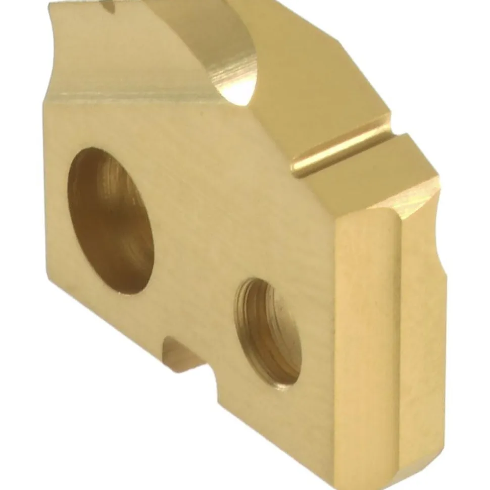 Spade Drill Insert: 17/32" Dia, Seat Size 0, Cobalt, 132 deg Point