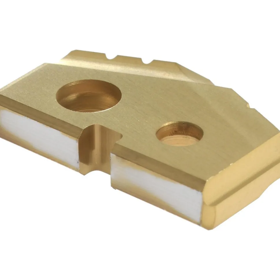 Spade Drill Insert: 21/32" Dia, Seat Size 0, Cobalt, 132 deg Point