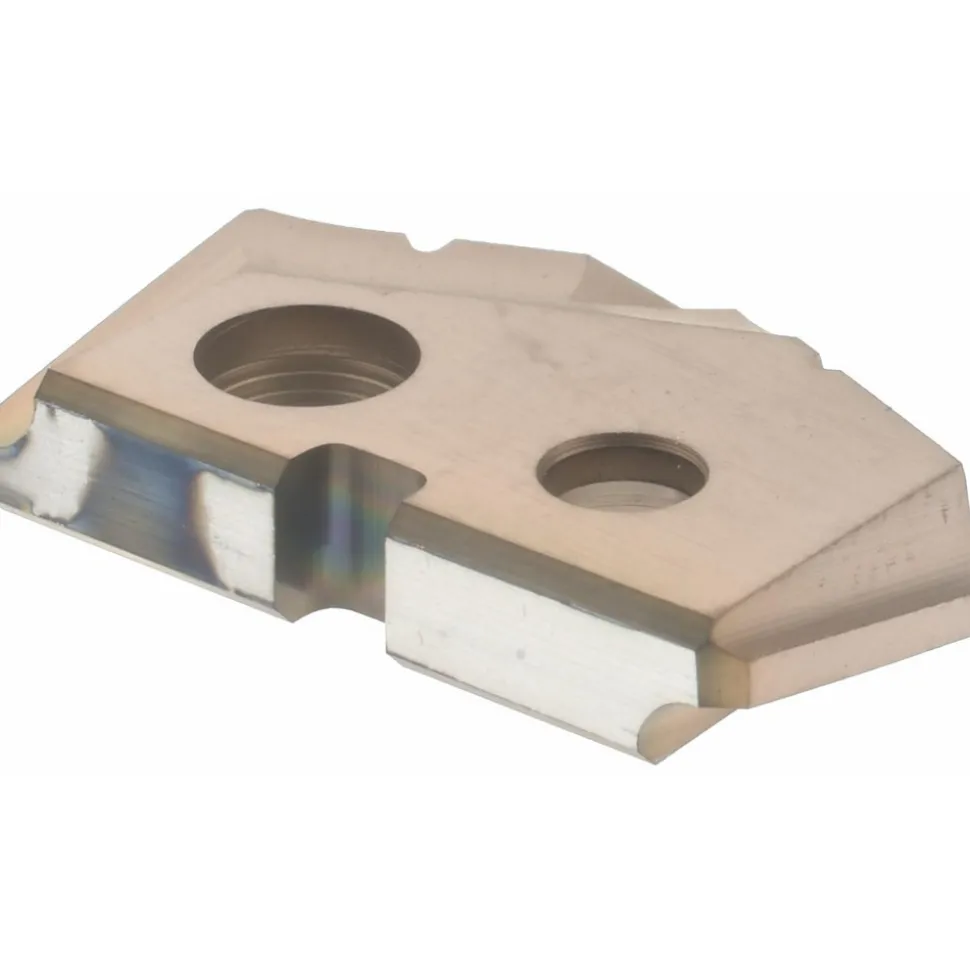 Spade Drill Insert: 21/32" Dia, Seat Size 0, Cobalt, 132 deg Point