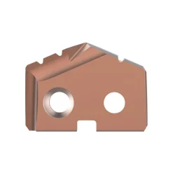 Spade Drill Insert: 11/16" Dia, Seat Size 0, Cobalt, 132 deg Point