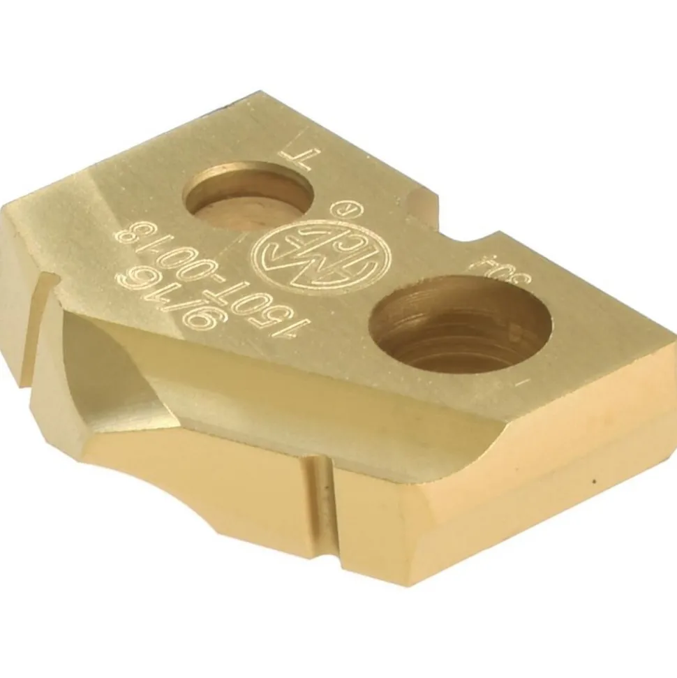 Spade Drill Insert: 9/16" Dia, Seat Size 0, Cobalt, 132 deg Point