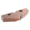 Spade Drill Insert: 2-1/2" Dia, Seat Size 4, Cobalt, 132 deg Point