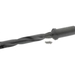 Spade Drill: 45/64 to 15/16" Dia, 4-5/8" Max Depth, Helical Flute