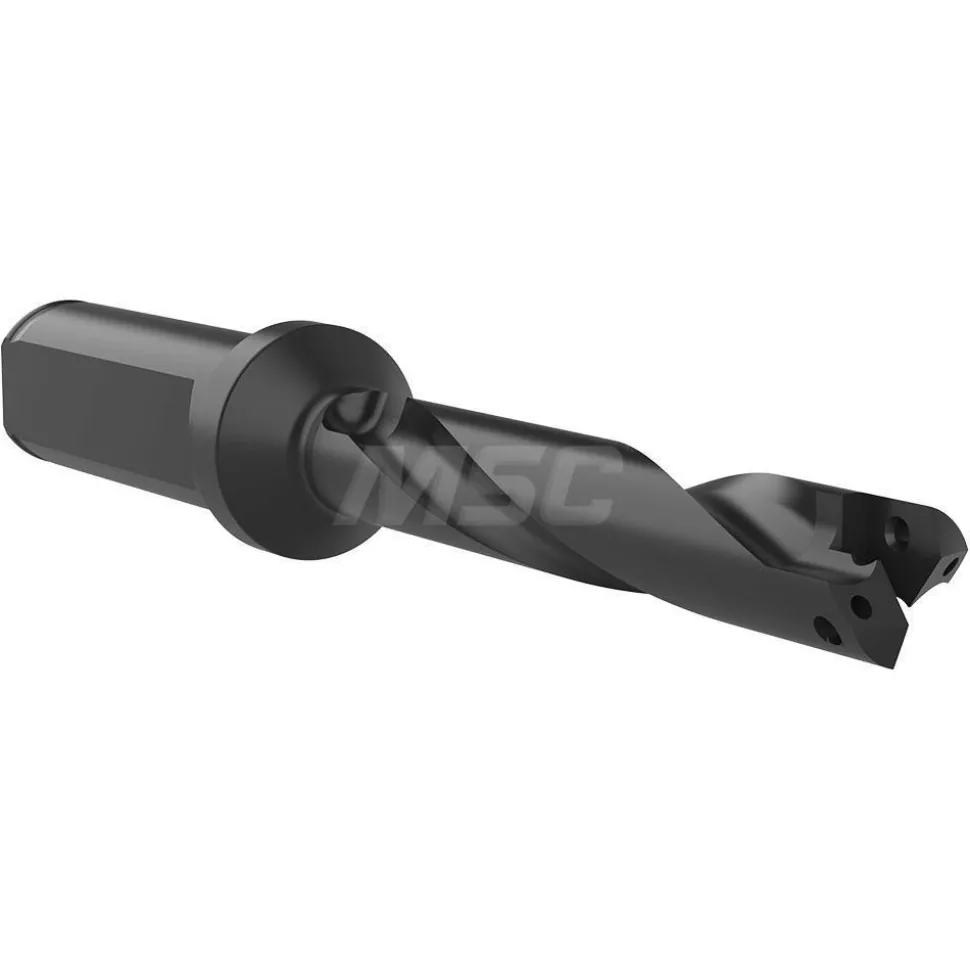 Spade Drill: 33/64 to 11/16" Dia, 2-1/2" Max Depth, Helical Flute