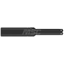 Spade Drill: 45/64 to 15/16" Dia, 2-5/8" Max Depth, Straight Flute