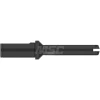 Spade Drill: 45/64 to 15/16" Dia, 4-5/8" Max Depth, Straight Flute