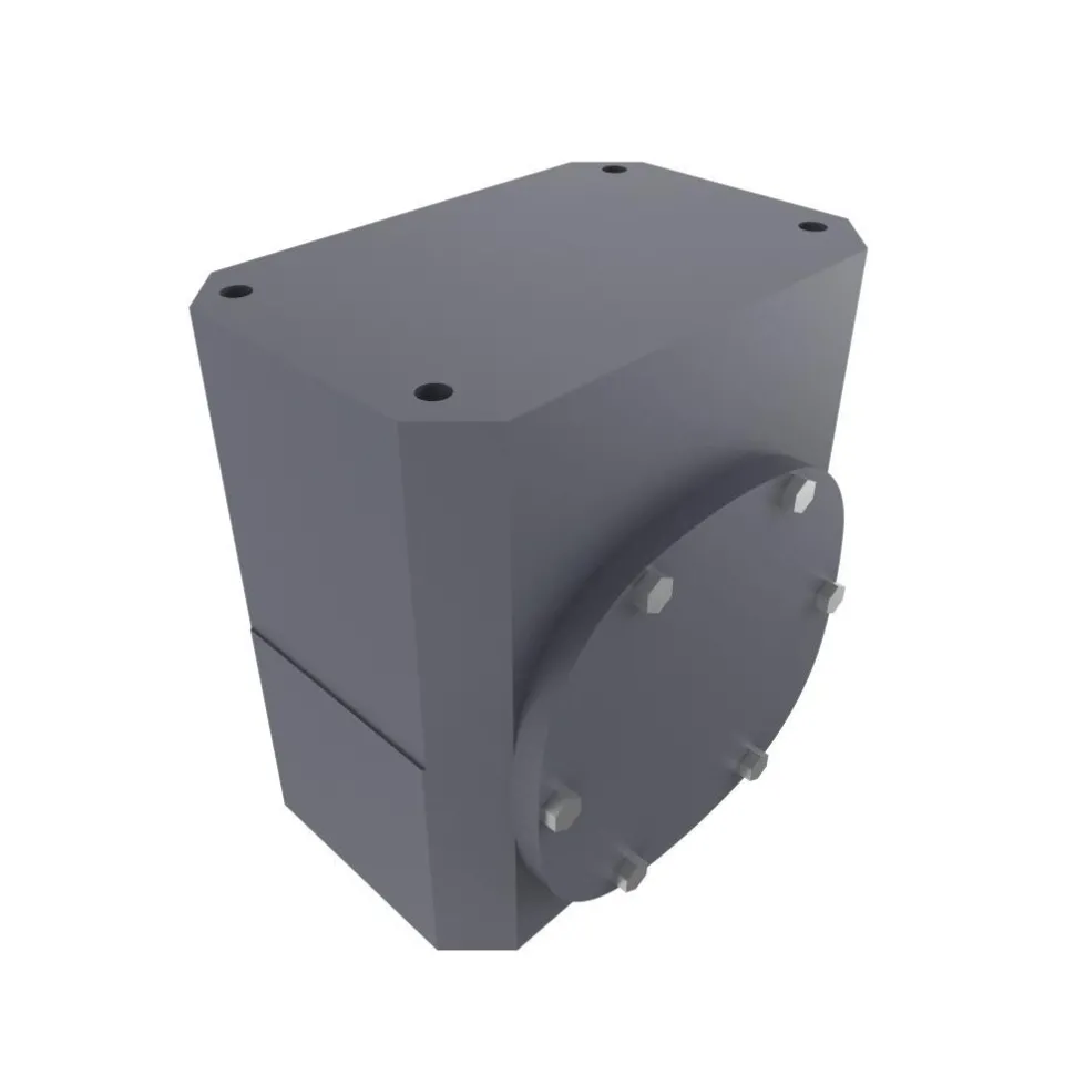 Speed Reducer: Quill, 2.62" Center to Center Shaft, 10:1, 3.94 hp Max Input, Worm Gear