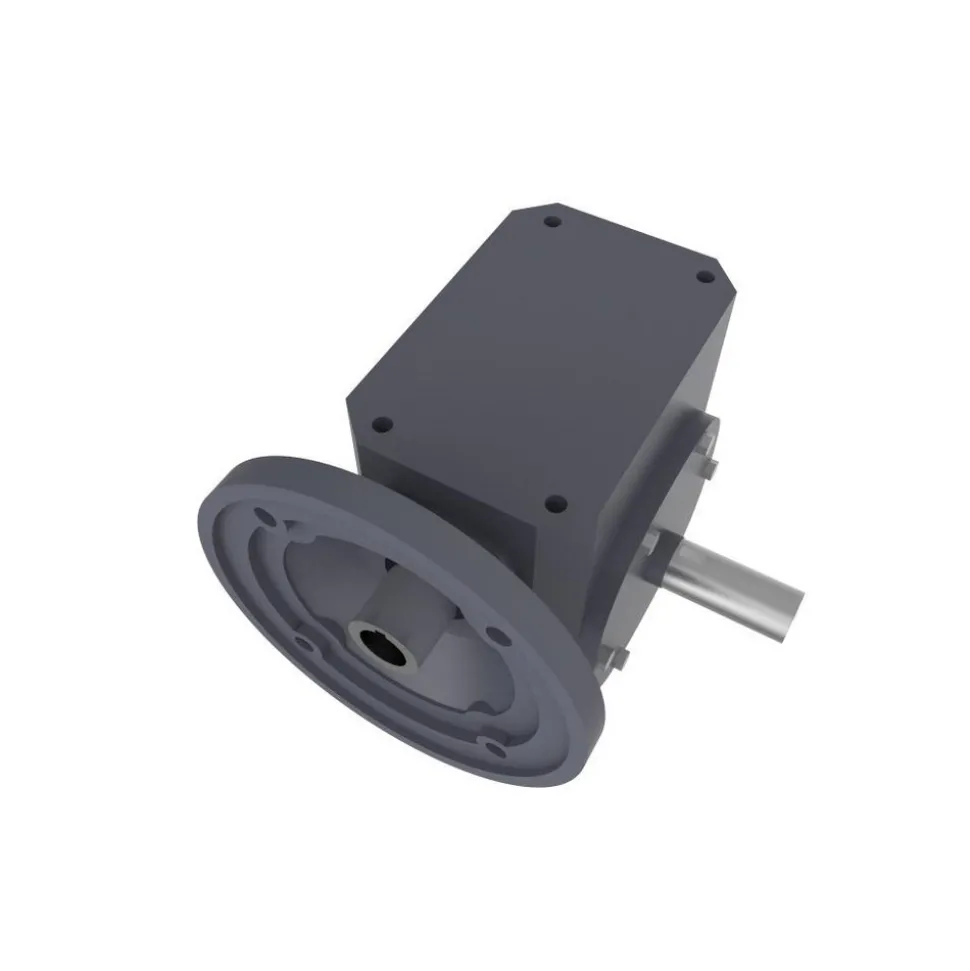 Speed Reducer: Quill, 2.06" Center to Center Shaft, 50:1, 0.66 hp Max Input, Worm Gear