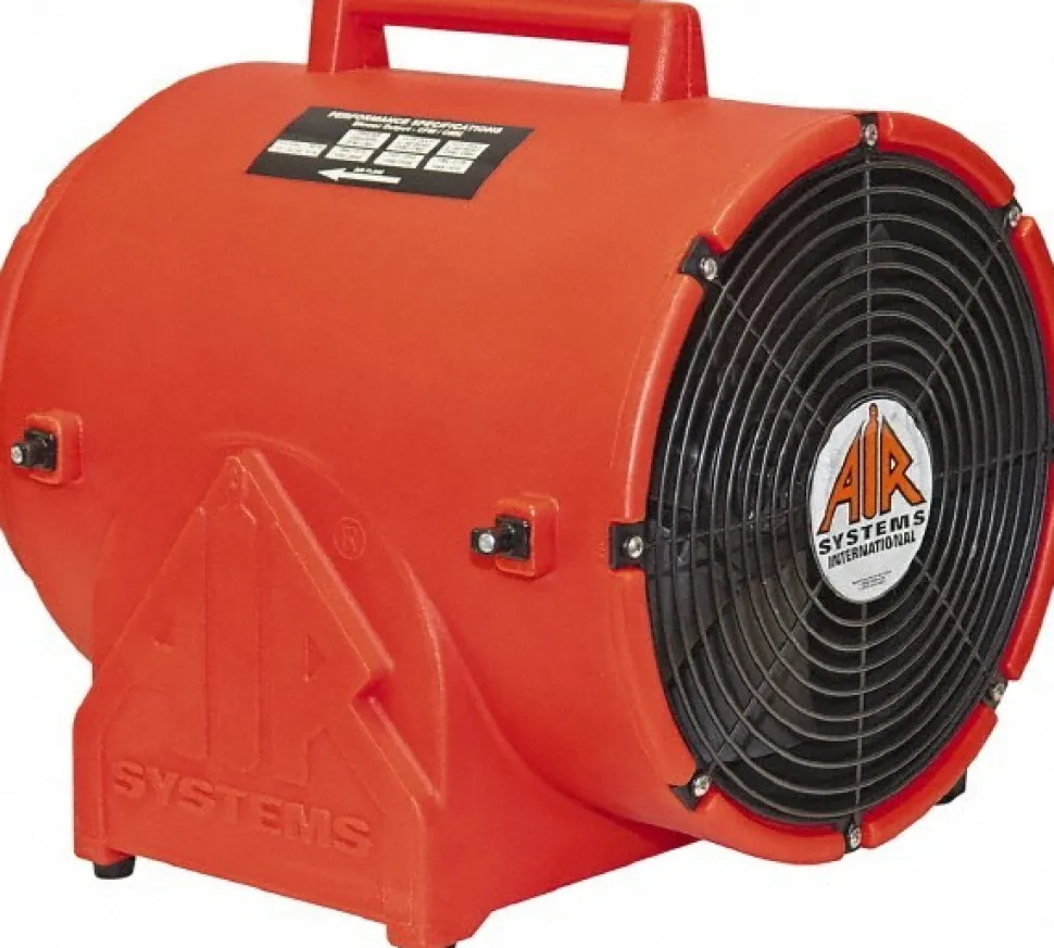 1-Speed 115V 1 hp 12" Inlet/Outlet Electric (AC) Ventilation Fan