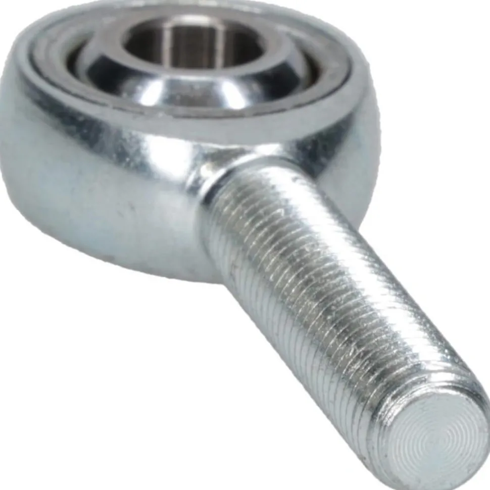 Spherical Rod End: 5/16-24" Shank Thread, 5/16" Rod ID, 7/8" Rod OD, 7,639 lb Static Load Capacity