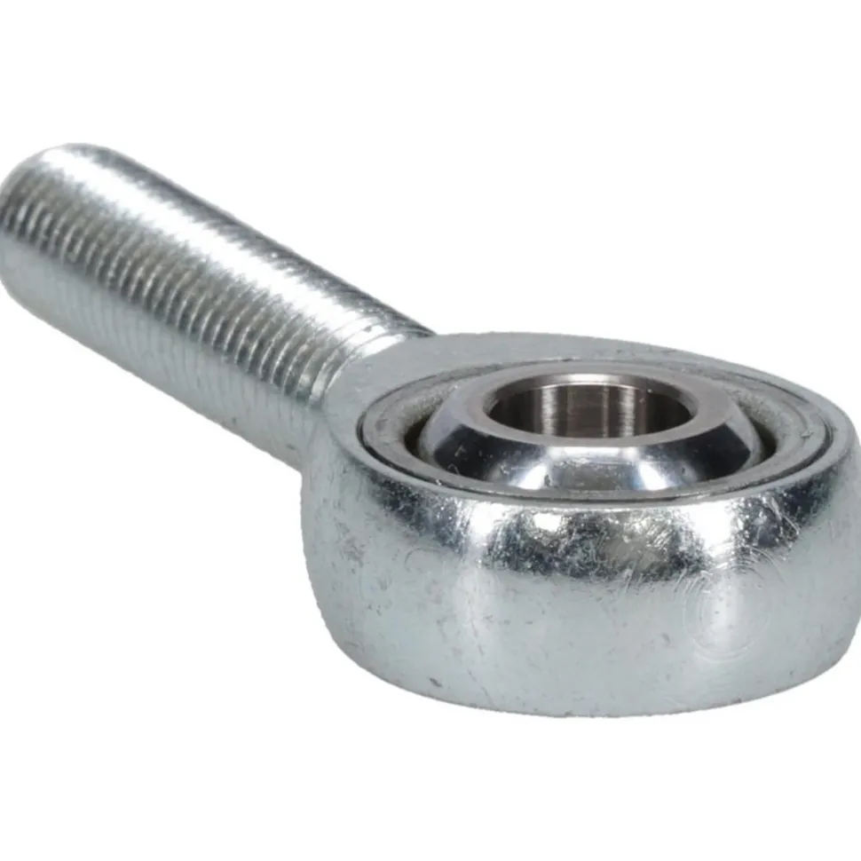 Spherical Rod End: 5/16-24" Shank Thread, 5/16" Rod ID, 7/8" Rod OD, 7,639 lb Static Load Capacity