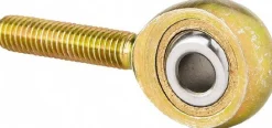 Spherical Rod End: 7/16-20" Shank Thread, 7/16" Rod ID, 1-1/8" Rod OD, 4,534 lb Static Load Capacity
