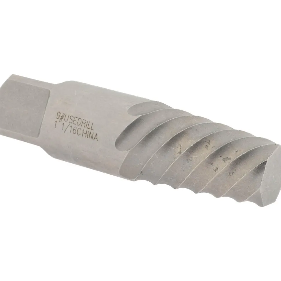 Spiral Flute Screw Extractor: #9, for 1-3/8 to 2 in, 1 in NPT, 1 in BSP & 36 to 52 mm Screws