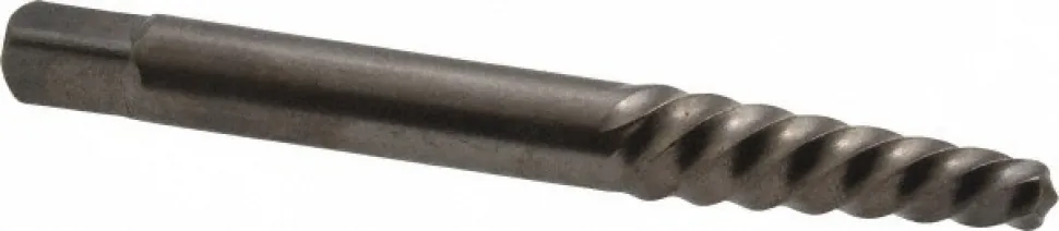 Spiral Flute Screw Extractor: #4, for 7/16 to 9/16 in Screws